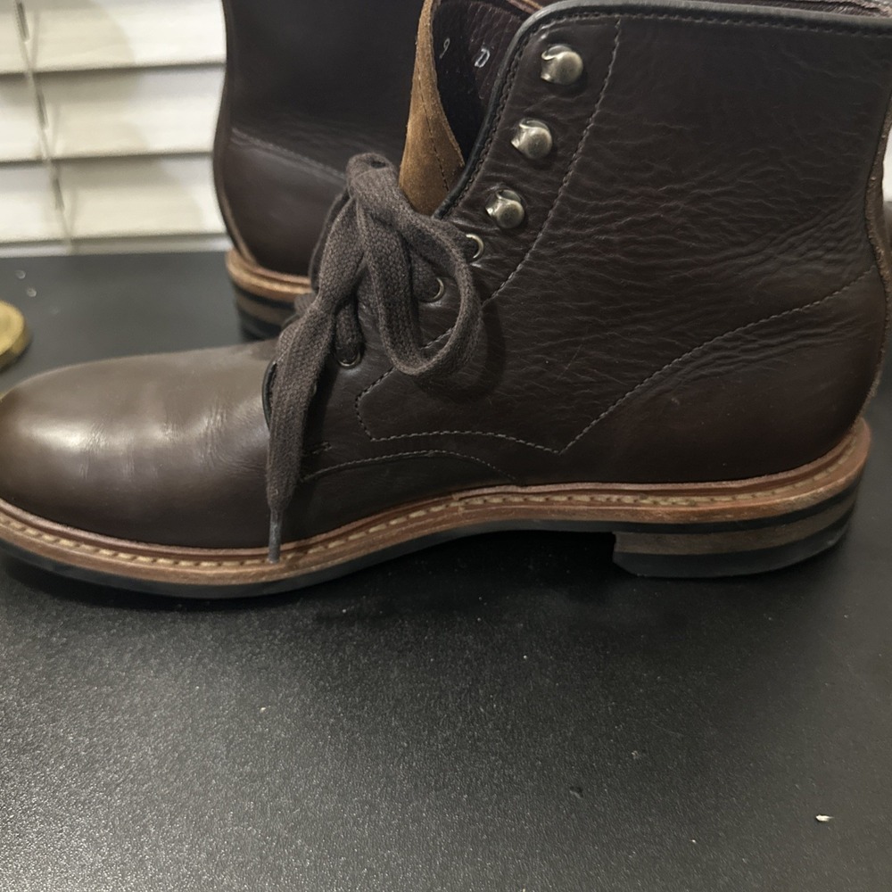 Allen Edmonds Higgins Mill Chromexcel Natural Tan Size 9 - Picture 6 of 10